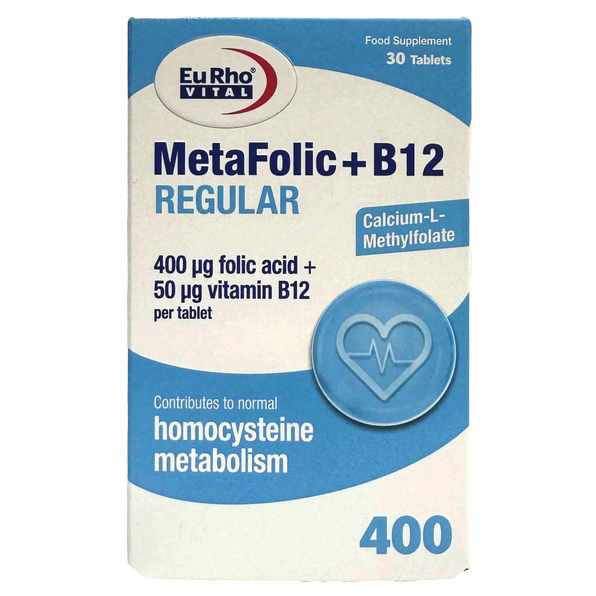 متافولیک پلاس ب12 رگولار یوروویتال Eurhovital Metafolic